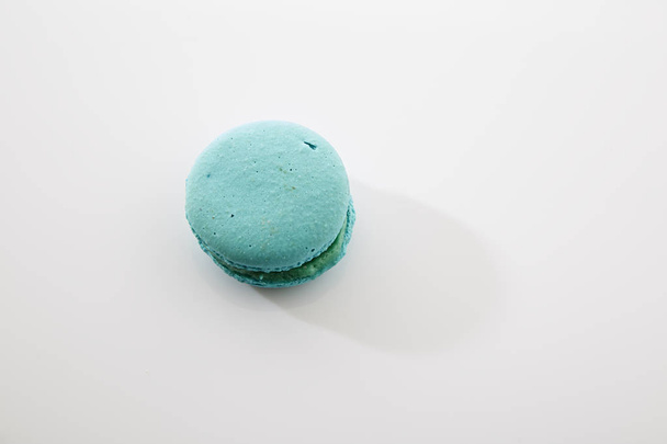 Savoureux macaron bleu
 - Photo, image