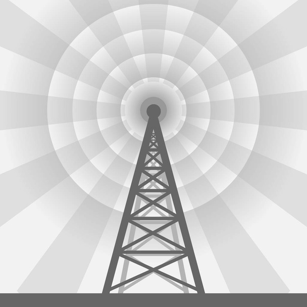 Fondo torre de radio
 - Vector, imagen