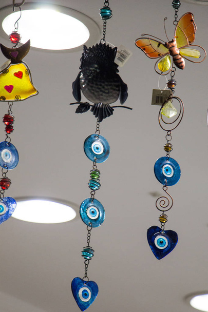 Evil eye bead as Amulet souvenir   - 写真・画像