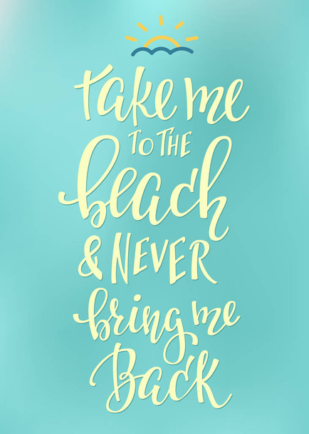 Travel love life inspiration quotes lettering - Vector, Image