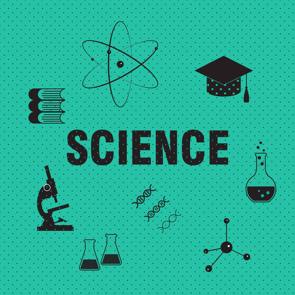 Science and chemistry related background - Vektor, obrázek