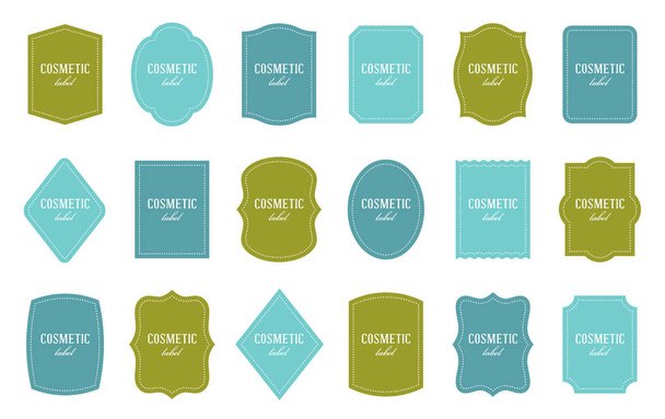 Set of product label templates. Different shapes - Vetor, Imagem