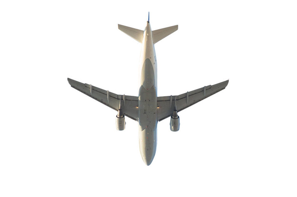 самолет изолирован на белый
 - Фото, изображение