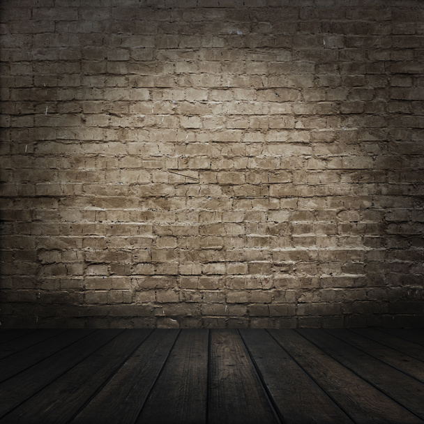 old room with brick wall - Photo, Image