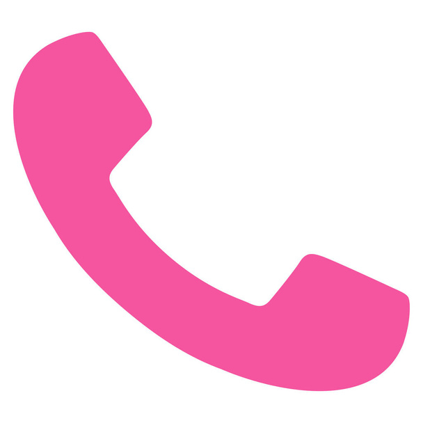 Phone Receiver Flat Vector Icon - Vector, Image