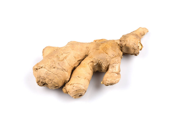 fresh ginger on white background - Photo, Image