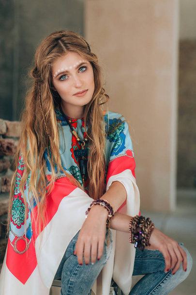 young woman in fashion clothes - Valokuva, kuva