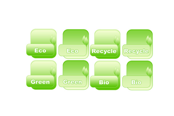 Aktive ecology button - Photo, Image