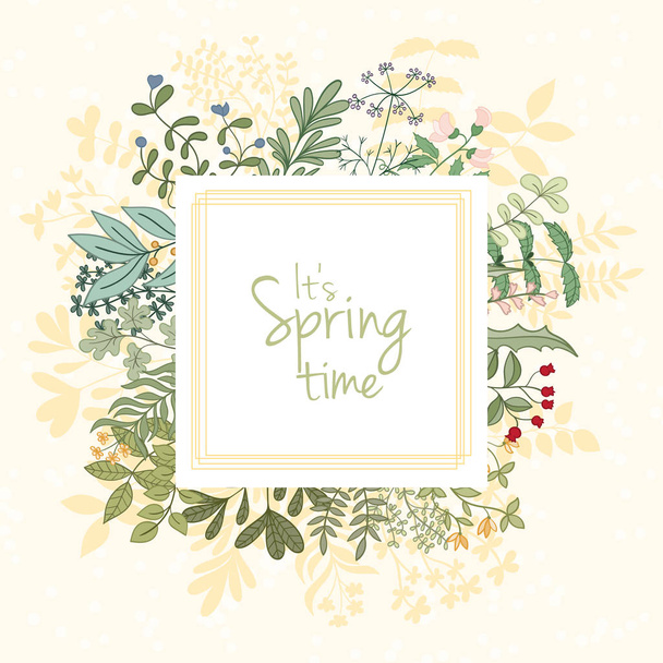 It is Spring card - Vecteur, image