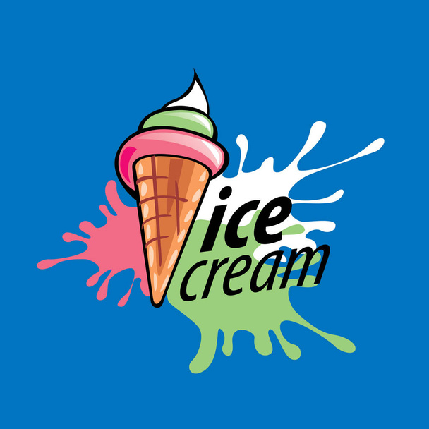 logo ice cream - Vektor, obrázek