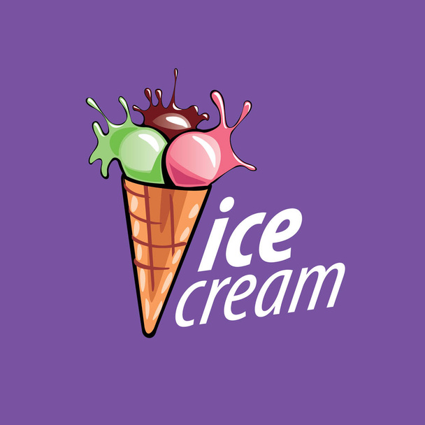 logo ice cream - Vecteur, image
