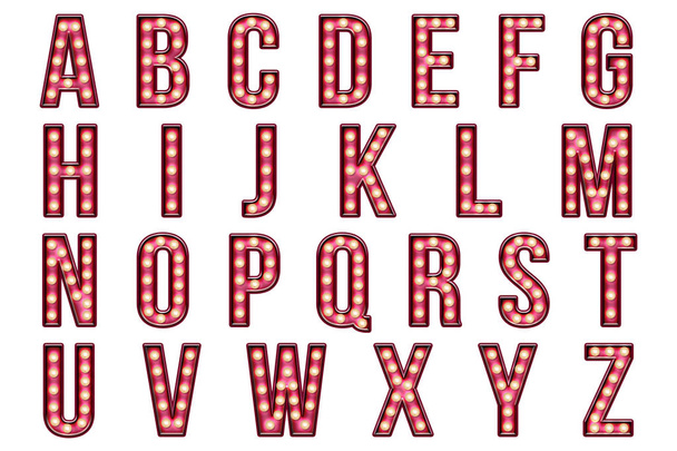 цифрова колекція типографічних алфавітів ручної роботи ізольована на білому
 - Фото, зображення