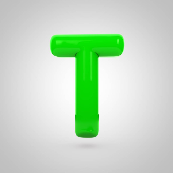 Yeşil birim harfi t - Fotoğraf, Görsel