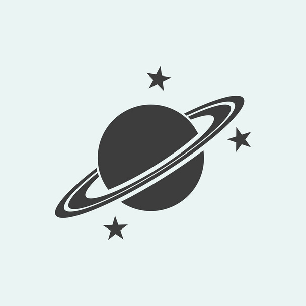 bolygó ikon illusztráció - Vektor, kép
