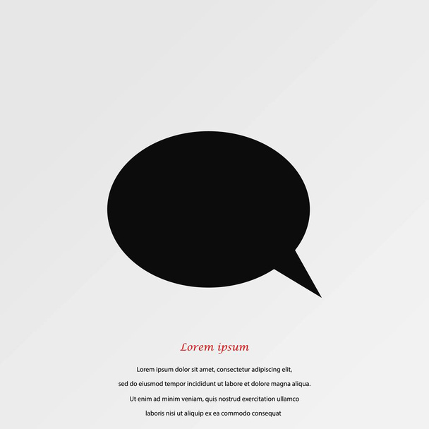 Icono plano de una comunicación
 - Vector, imagen