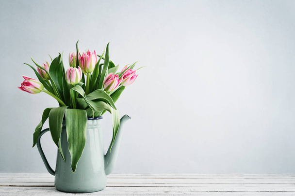 Pink tulips bouquet - Φωτογραφία, εικόνα