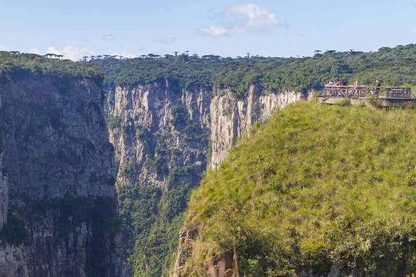 Itaimbezinho Canyon weergave - Foto, afbeelding