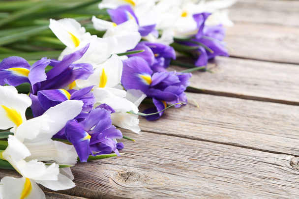 Bouquet of iris flowers - Zdjęcie, obraz