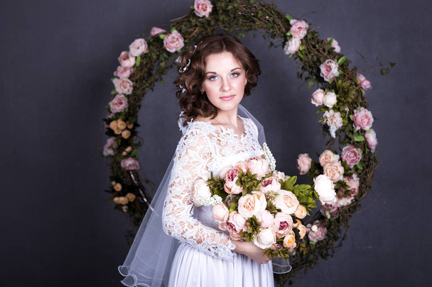 bride in wedding dress - Zdjęcie, obraz