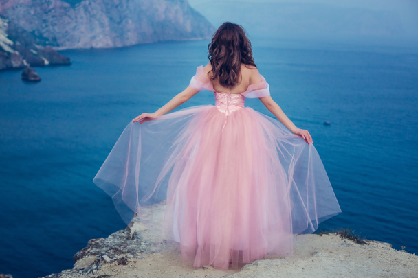 girl in pink dress - Foto, Imagem