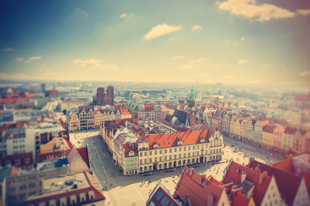 maravillosa vista de la hermosa Wroclaw
  - Foto, imagen