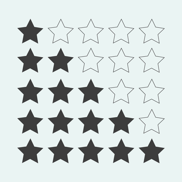 rating pictogram illustratie  - Vector, afbeelding