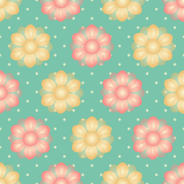 abstract vector floral background illustration - Vector, imagen