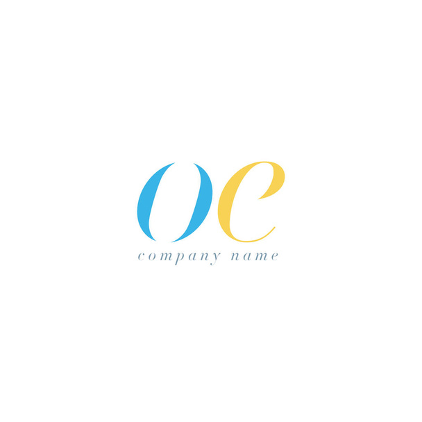 Plantilla OE Letters Logo
 - Vector, Imagen