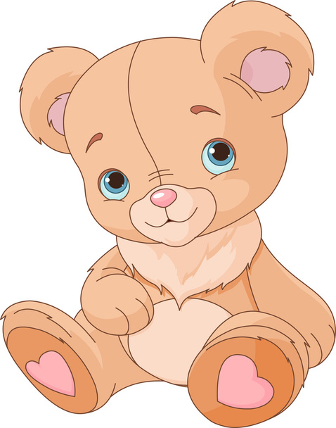 Cute Teddy Bear - Vecteur, image