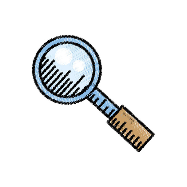 search loupe find internet sketch - Vector, Image
