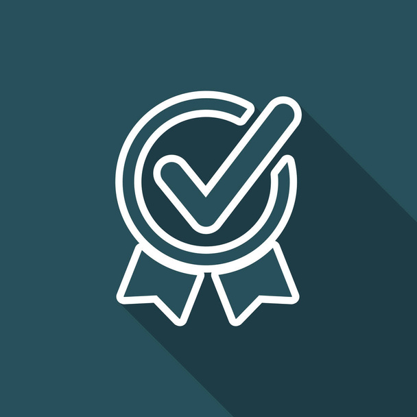 Approved symbol - Vector web icon - Vector, Image
