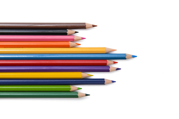 Welle der Farbe voller Bleistift - Foto, Bild