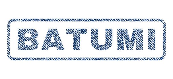 Batumi Textile Stamp - Vector, Imagen