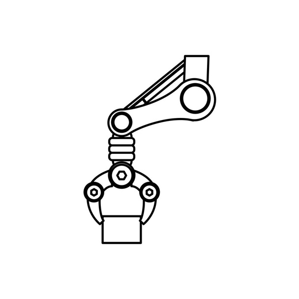 Tecnologia de braço robótico
 - Vetor, Imagem