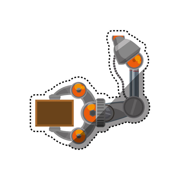 Technologie de bras robotique
 - Vecteur, image