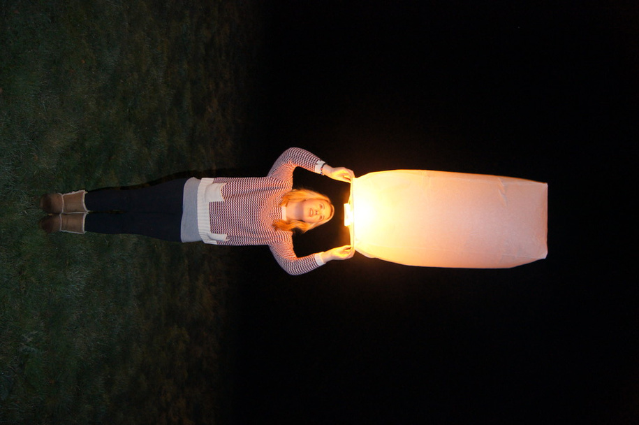 Libérer une lanterne chinoise
 - Photo, image