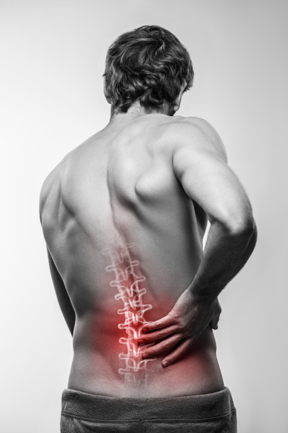 Lower back pain - Photo, Image