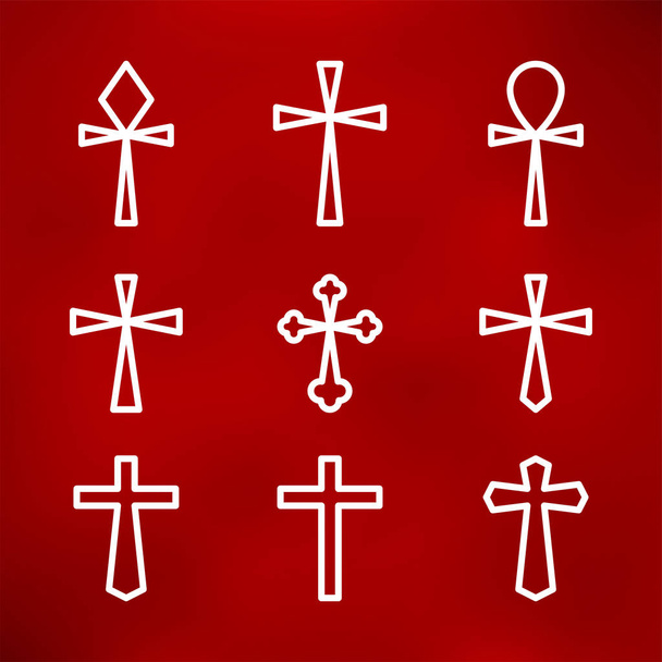 набор различных крестов
 - Вектор,изображение