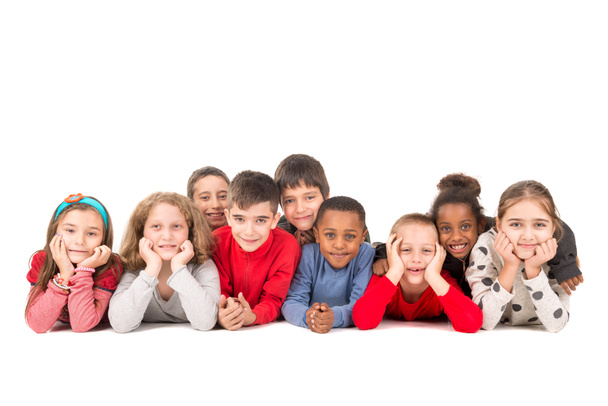 grupy dzieci, szczęśliwy - Zdjęcie, obraz