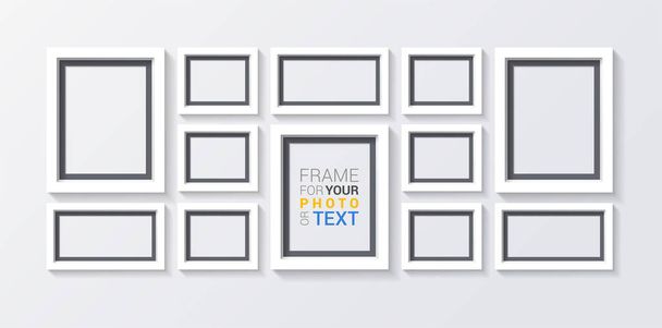 aantal 3D-ontwerp van Frames - Vector, afbeelding