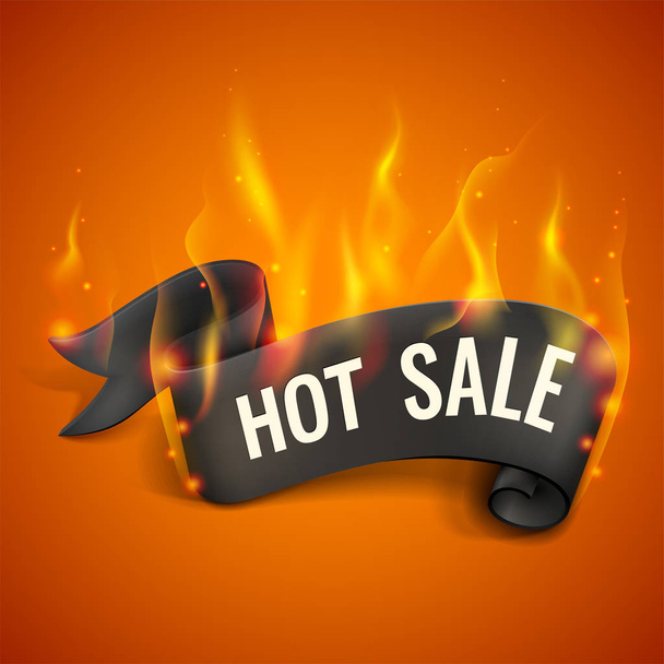 Hot Sale ribbon - Vector, Image