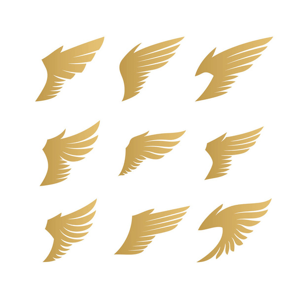 天使の翼のセット - ベクター画像