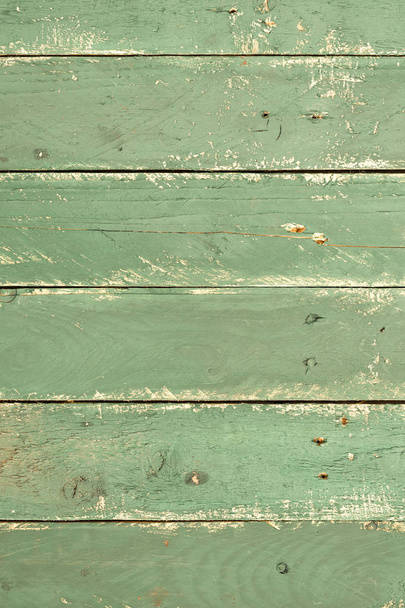 Bílé a zelené retro Dřevěná prkna - Fotografie, Obrázek