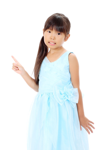 Portrait of little asian girl - Photo, Image