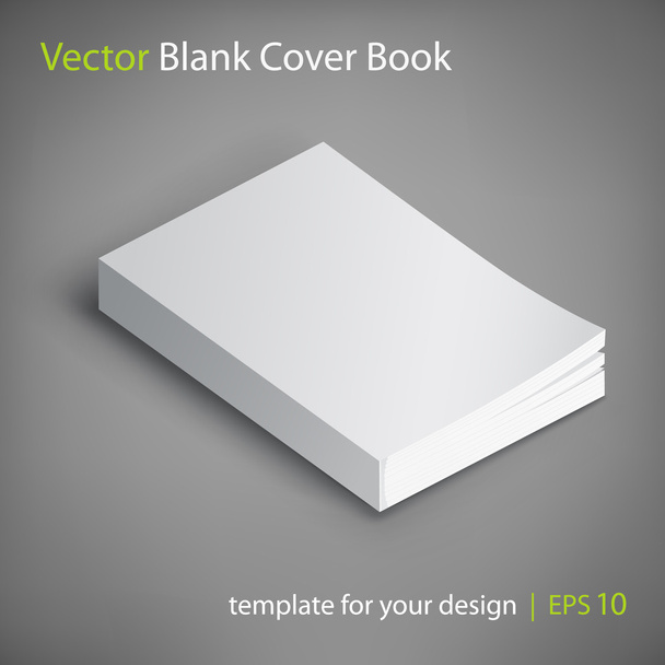 Vector blank book cover - Vector, Image