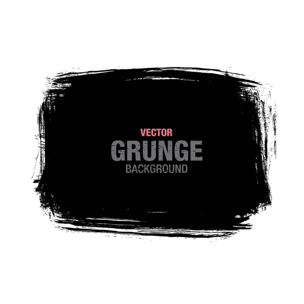 black grunge background - Vector, Image