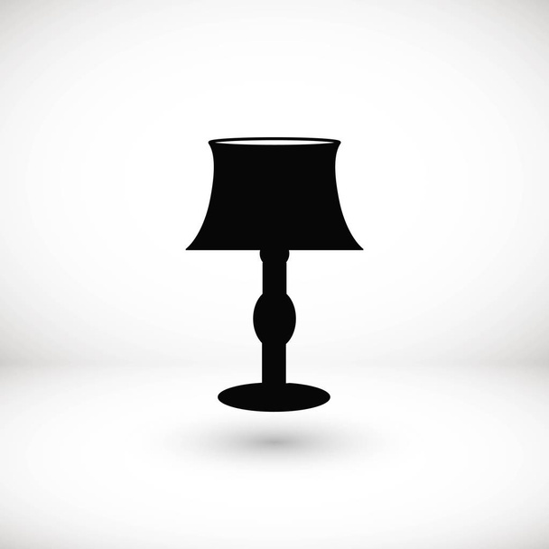 テーブル ランプのアイコン - ベクター画像