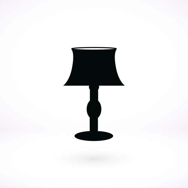 table lamp icon - Vector, afbeelding