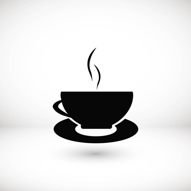 Koffie pictogram vector - Vector, afbeelding