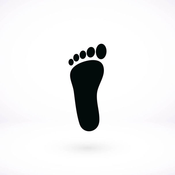 foot vector icon - Vektor, obrázek